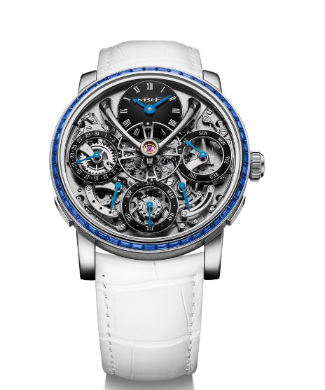 (image for) Best Replica MB&F LM Perpetual Chromatic Blue Sapphire Watch
